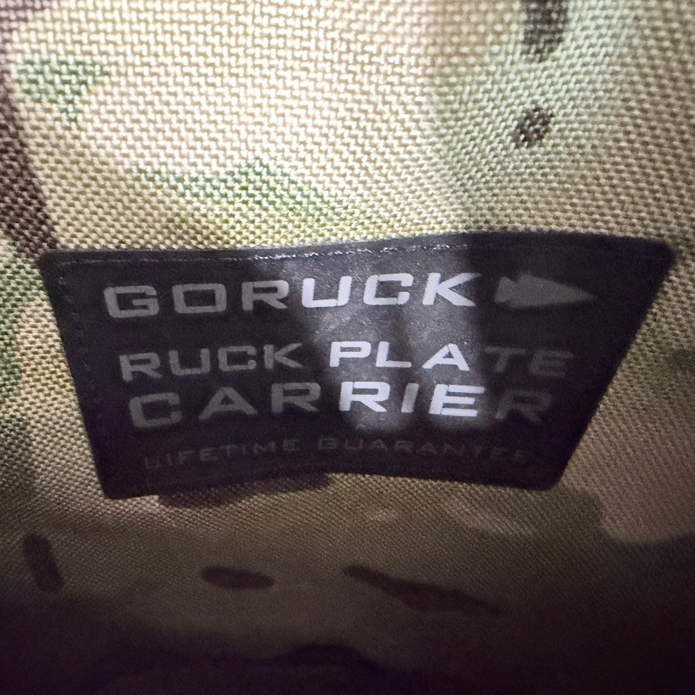 GORUCK Ruck Plate Carrier 2.0 Multicam Camo Training Vest RPC Cordura Camouflage - Picture 5 of 7